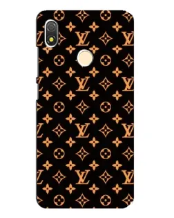 Чехол для TECNO POP 3 с картинкой «Золотая монограмма LV»