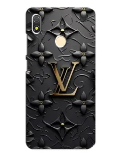 Чехол для TECNO POP 3 с картинкой «Кожаная текстура LV»