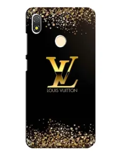 Чехол для TECNO POP 3 с картинкой «LV — золотые искры»