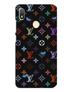 Чехол для TECNO POP 3 с картинкой «Цветная монограмма LV»