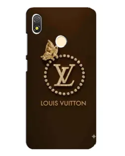 Чехол для TECNO POP 3 с картинкой «LV — золотая печать»