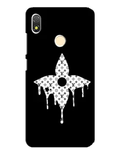 Чехол для TECNO POP 3 с картинкой «Цветочная монограмма»