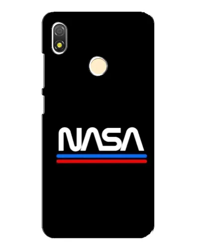 Чехол для TECNO POP 3 с картинкой «NASA — классика Red Blue» Чехол для TECNO POP 3 с картинкой «NASA — классика Red Blue»