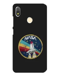 Чехол для TECNO POP 3 с картинкой «NASA — эмблема миссии»