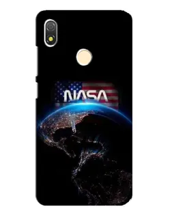 Чехол для TECNO POP 3 с картинкой «Земля из космоса NASA»