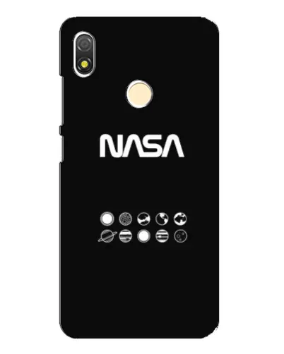 Чехол для TECNO POP 3 с картинкой «NASA — технический принт» Чехол для TECNO POP 3 с картинкой «NASA — технический принт»