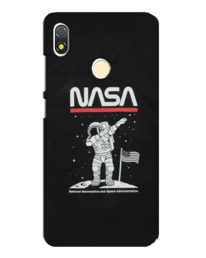 Чехол для TECNO POP 3 с картинкой «NASA — шагаем по Луне» Чехол для TECNO POP 3 с картинкой «NASA — шагаем по Луне»