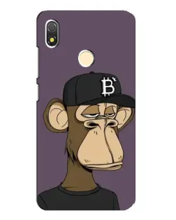 Чехол для TECNO POP 3 с картинкой «Bored Ape в кепке»