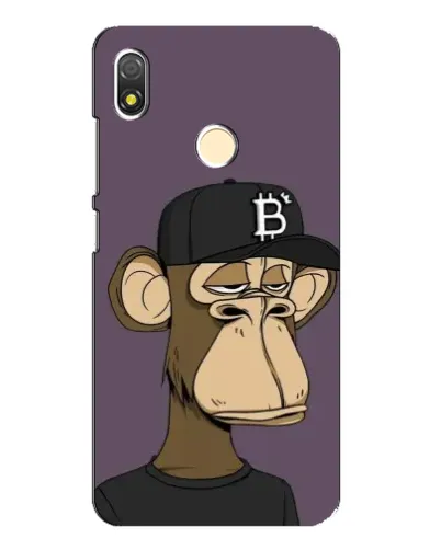 Чехол для TECNO POP 3 с картинкой «Bored Ape в кепке»