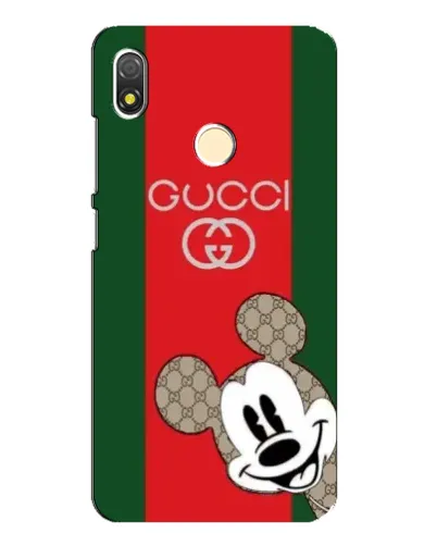 Чехол для TECNO POP 3 с картинкой «Gucci — полосы и Микки» Чехол для TECNO POP 3 с картинкой «Gucci — полосы и Микки»
