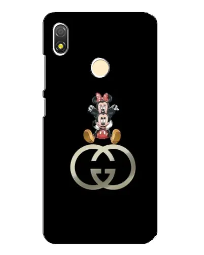 Чехол для TECNO POP 3 с картинкой «Минни Маус на лого» Чехол для TECNO POP 3 с картинкой «Минни Маус на лого»