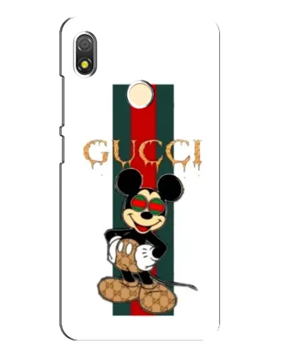 Чехол для TECNO POP 3 с картинкой «Микки Маус Gucci — полосы» Чехол для TECNO POP 3 с картинкой «Микки Маус Gucci — полосы»