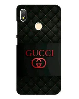 Чехол для TECNO POP 3 с картинкой «Gucci — стеганый черный»
