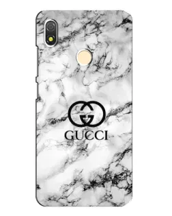 Чехол для TECNO POP 3 с картинкой «Gucci — мраморный шик»