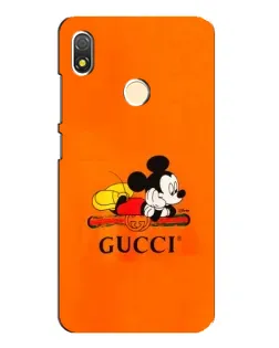 Чохол для TECNO POP 3 з картинкою «Міккі Маус Gucci — помаранч» Чохол для TECNO POP 3 з картинкою «Міккі Маус Gucci — помаранч»
