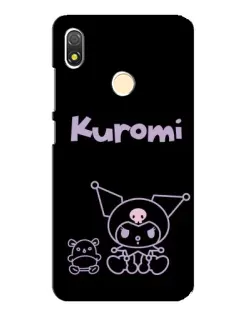 Чехол для TECNO POP 3 с картинкой «Kuromi — черный минимализм» Чехол для TECNO POP 3 с картинкой «Kuromi — черный минимализм»