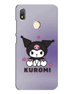 Чехол для TECNO POP 3 с картинкой «Kuromi — фиолетовый арт»