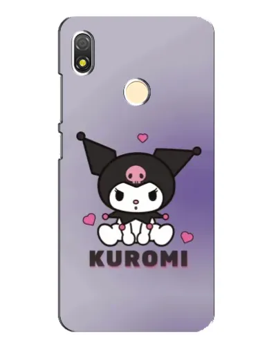 Чехол для TECNO POP 3 с картинкой «Kuromi — фиолетовый арт»
