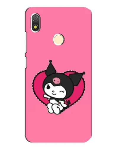Чехол для TECNO POP 3 с картинкой «Kuromi — любовь в сердце»
