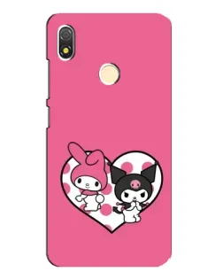 Чехол для TECNO POP 3 с картинкой «Kuromi и My Melody»