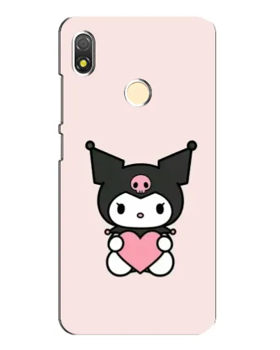 Чехол для TECNO POP 3 с картинкой «Kuromi и сердце»