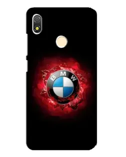 Чехол для TECNO POP 3 с картинкой «Логотип BMW — вспышка»