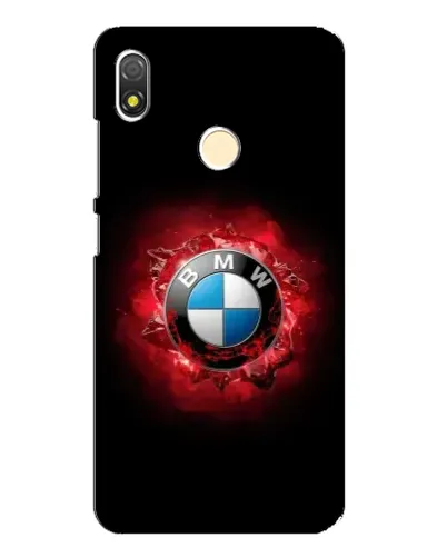 Чехол для TECNO POP 3 с картинкой «Логотип BMW — вспышка»