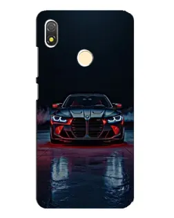Чехол для TECNO POP 3 с картинкой «BMW на мокрой дороге»