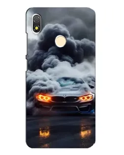 Чехол для TECNO POP 3 с картинкой «BMW в дыму»