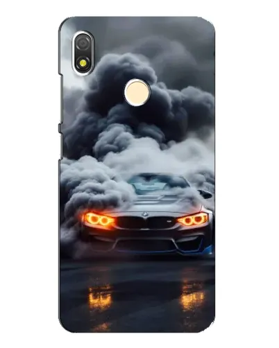 Чехол для TECNO POP 3 с картинкой «BMW в дыму»