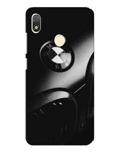 Чехол для TECNO POP 3 с картинкой «Эмблема BMW — макро»