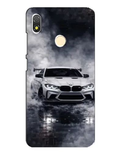 Чехол для TECNO POP 3 с картинкой «BMW сквозь туман»