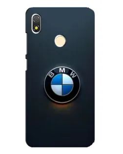 Чехол для TECNO POP 3 с картинкой «Логотип BMW — минимализм»