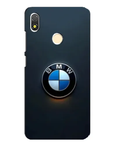 Чехол для TECNO POP 3 с картинкой «Логотип BMW — минимализм»