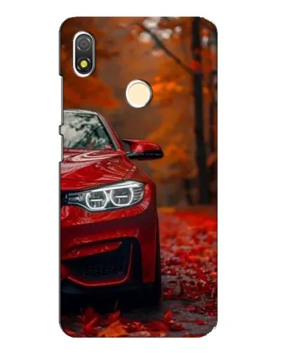 Чехол для TECNO POP 3 с картинкой «Осенняя BMW M4»