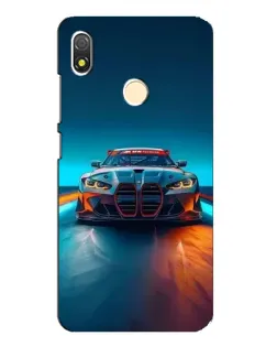 Чохол для TECNO POP 3 з картинкою «BMW — вогні неону»