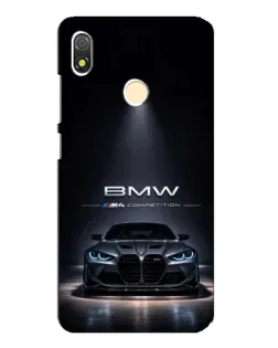 Чохол для TECNO POP 3 з картинкою «BMW крізь нічне місто»