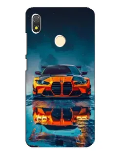 Чохол для TECNO POP 3 з картинкою «BMW — золота емблема»