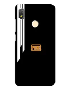 Чехол для TECNO POP 3 с картинкой «PUBG — вертикальные линии» Чехол для TECNO POP 3 с картинкой «PUBG — вертикальные линии»