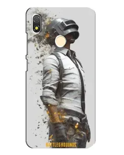 Чехол для TECNO POP 3 с картинкой «PUBG — боец в пыли»