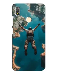Чехол для TECNO POP 3 с картинкой «PUBG — свободное падение»