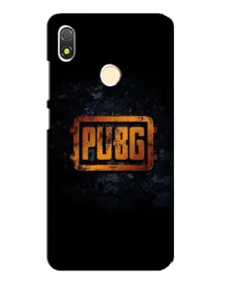 Чехол для TECNO POP 3 с картинкой «PUBG — золотой логотип»