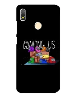 Чехол для TECNO POP 3 с картинкой «Логотип Among Us» Чехол для TECNO POP 3 с картинкой «Логотип Among Us»