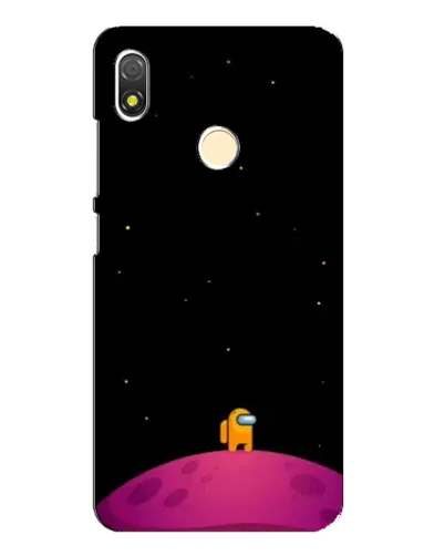 Чехол для TECNO POP 3 с картинкой «Одинокий герой на планете»
