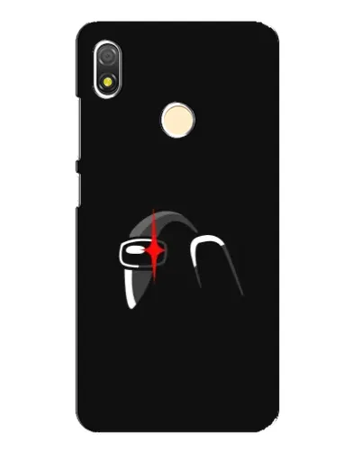 Чехол для TECNO POP 3 с картинкой «Among Us шлем»
