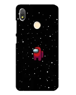 Чехол для TECNO POP 3 с картинкой «Красный Among Us»