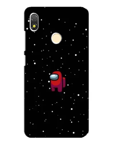 Чехол для TECNO POP 3 с картинкой «Красный Among Us»