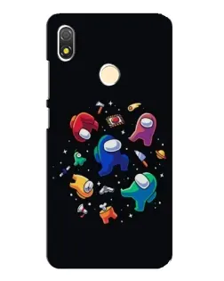 Чехол для TECNO POP 3 с картинкой «Among Us космос»