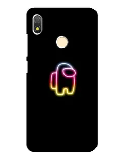 Чехол для TECNO POP 3 с картинкой «Among Us градиент»