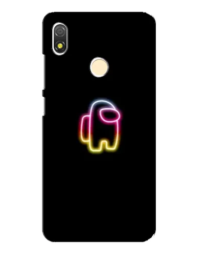 Чехол для TECNO POP 3 с картинкой «Among Us градиент»